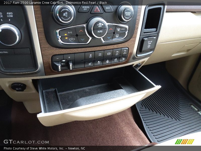 Delmonico Red Pearl / Black 2017 Ram 2500 Laramie Crew Cab 4x4