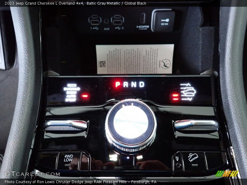  2023 Grand Cherokee L Overland 4x4 8 Speed Automatic Shifter