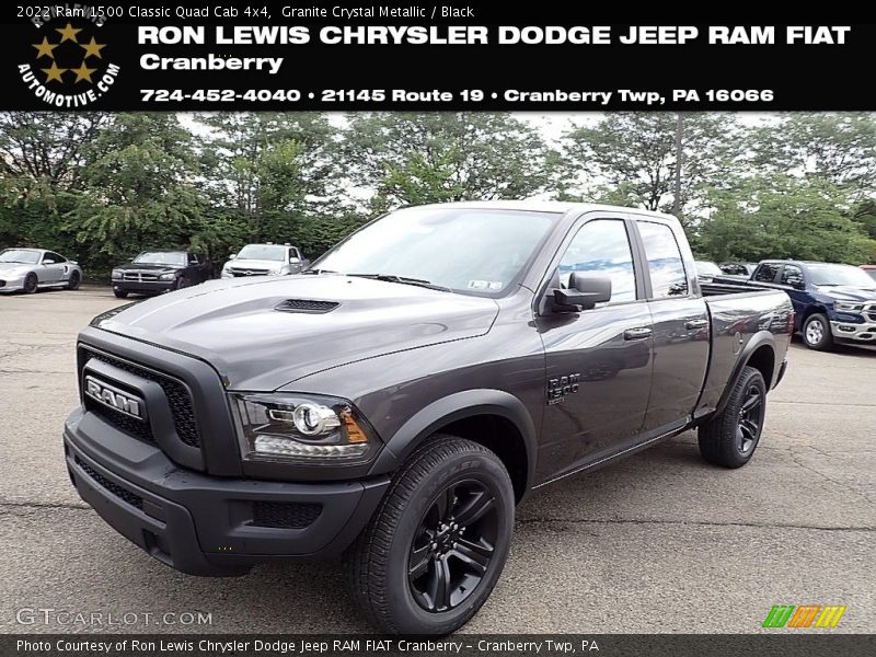 Granite Crystal Metallic / Black 2022 Ram 1500 Classic Quad Cab 4x4