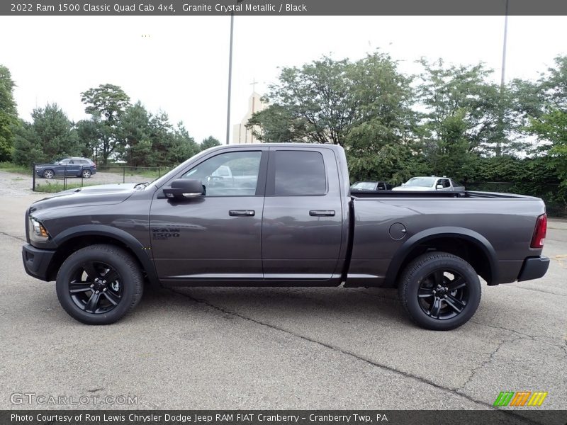 Granite Crystal Metallic / Black 2022 Ram 1500 Classic Quad Cab 4x4