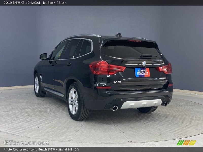 Jet Black / Black 2019 BMW X3 sDrive30i