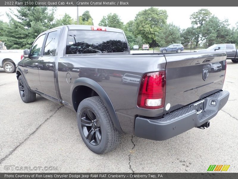 Granite Crystal Metallic / Black 2022 Ram 1500 Classic Quad Cab 4x4