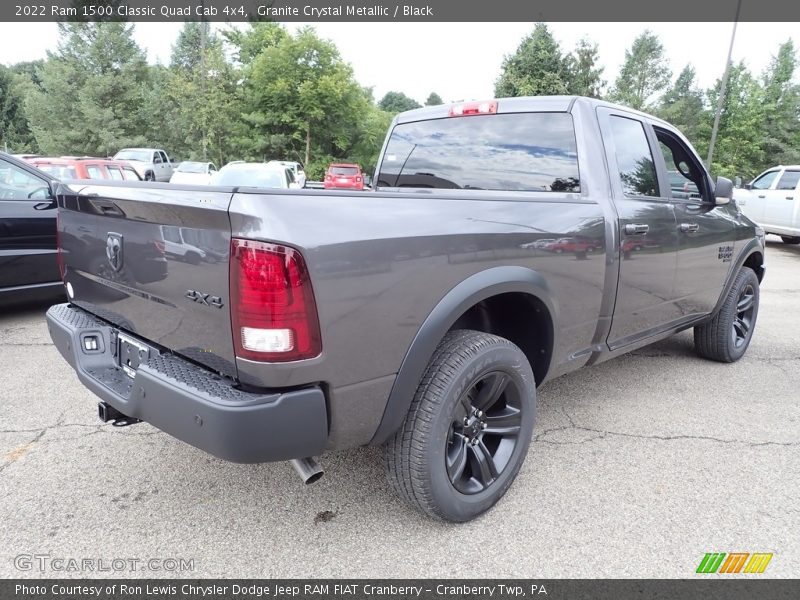 Granite Crystal Metallic / Black 2022 Ram 1500 Classic Quad Cab 4x4