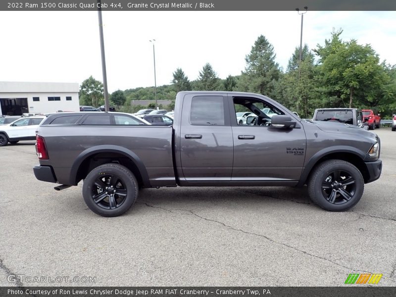 Granite Crystal Metallic / Black 2022 Ram 1500 Classic Quad Cab 4x4