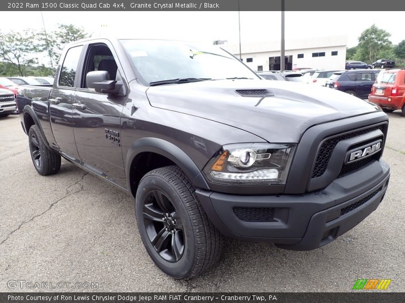Granite Crystal Metallic / Black 2022 Ram 1500 Classic Quad Cab 4x4