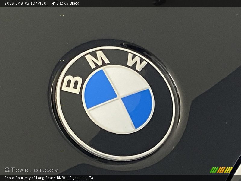 Jet Black / Black 2019 BMW X3 sDrive30i