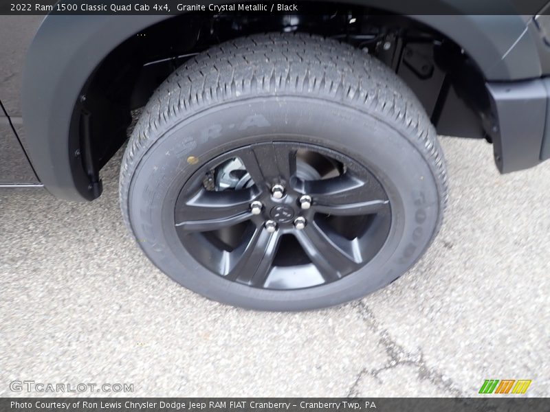 Granite Crystal Metallic / Black 2022 Ram 1500 Classic Quad Cab 4x4