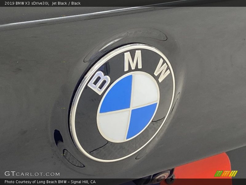 Jet Black / Black 2019 BMW X3 sDrive30i