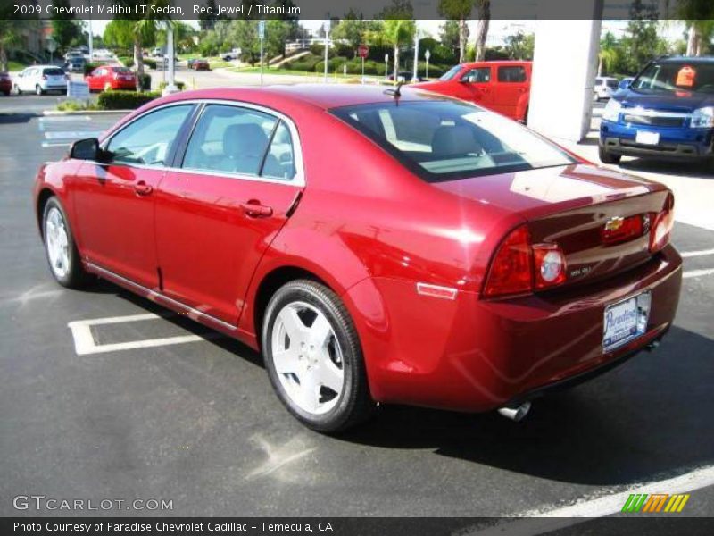 Red Jewel / Titanium 2009 Chevrolet Malibu LT Sedan