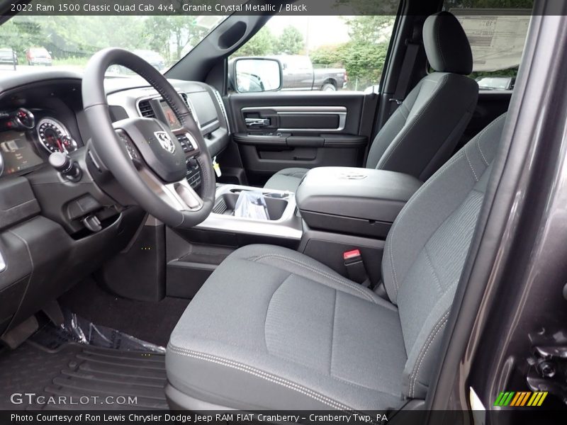 Granite Crystal Metallic / Black 2022 Ram 1500 Classic Quad Cab 4x4