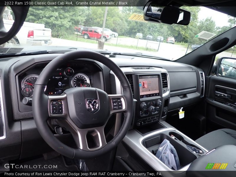 Granite Crystal Metallic / Black 2022 Ram 1500 Classic Quad Cab 4x4