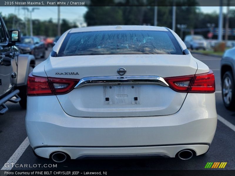 Pearl White / Charcoal 2016 Nissan Maxima S