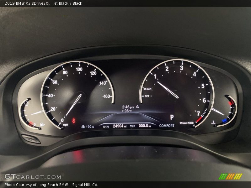 Jet Black / Black 2019 BMW X3 sDrive30i