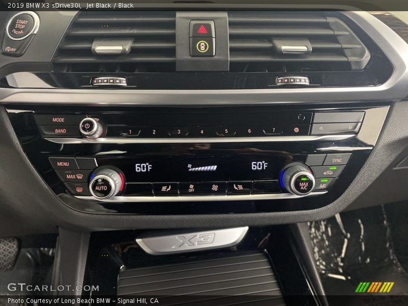 Jet Black / Black 2019 BMW X3 sDrive30i