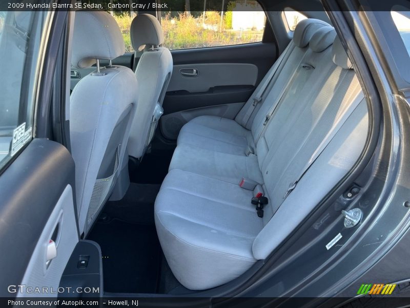 Carbon Gray / Black 2009 Hyundai Elantra SE Sedan