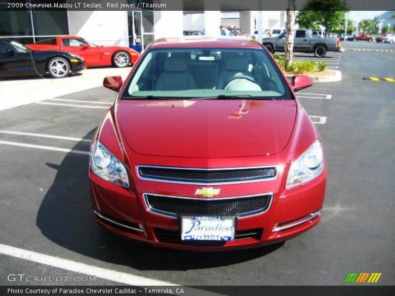 Red Jewel / Titanium 2009 Chevrolet Malibu LT Sedan