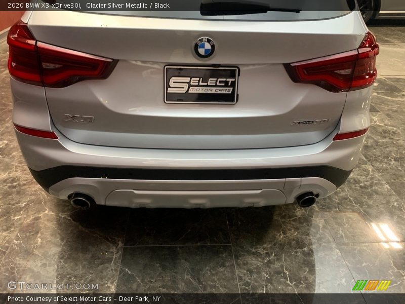Glacier Silver Metallic / Black 2020 BMW X3 xDrive30i