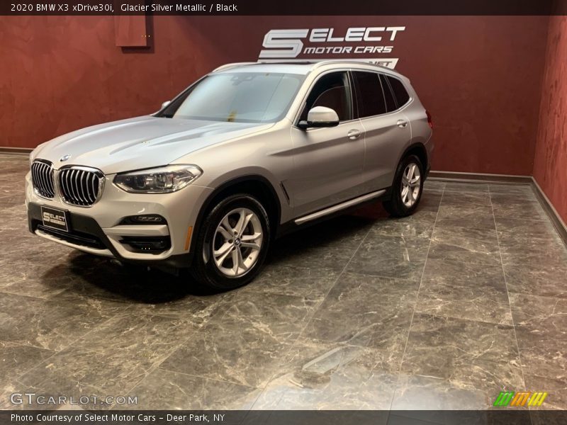 Glacier Silver Metallic / Black 2020 BMW X3 xDrive30i