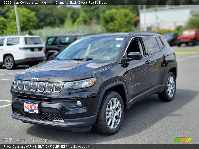 Diamond Black Crystal Pearl / Black 2022 Jeep Compass Latitude 4x4