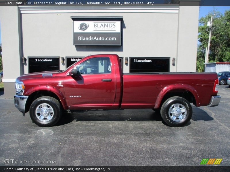 Delmonico Red Pearl / Black/Diesel Gray 2020 Ram 3500 Tradesman Regular Cab 4x4