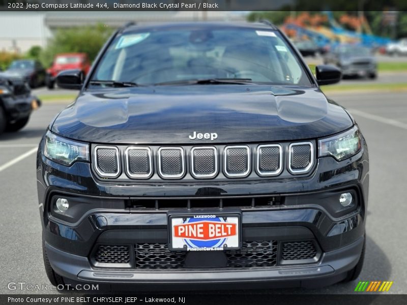 Diamond Black Crystal Pearl / Black 2022 Jeep Compass Latitude 4x4