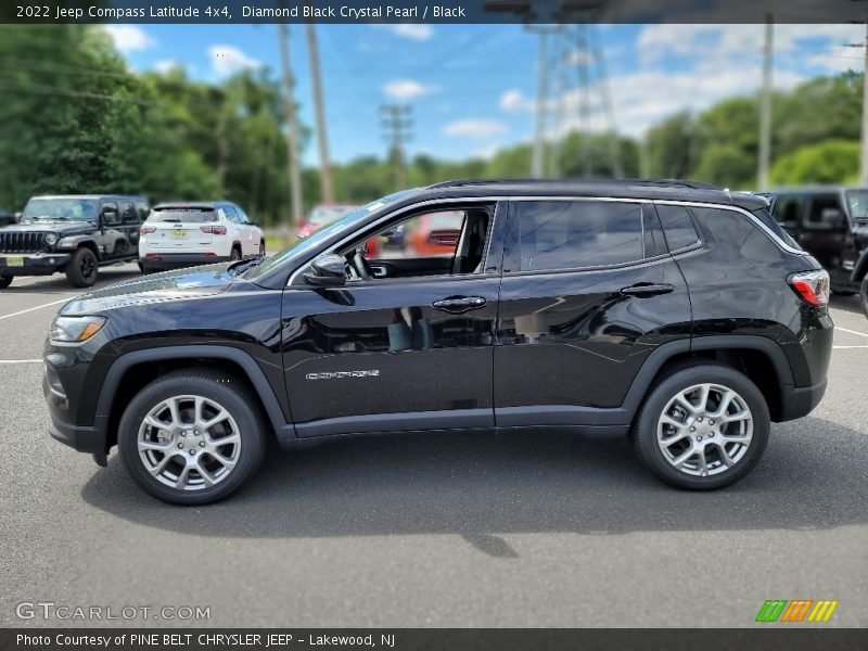 Diamond Black Crystal Pearl / Black 2022 Jeep Compass Latitude 4x4