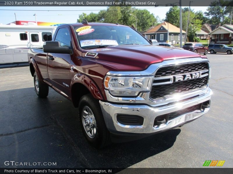 Delmonico Red Pearl / Black/Diesel Gray 2020 Ram 3500 Tradesman Regular Cab 4x4
