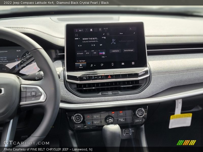 Diamond Black Crystal Pearl / Black 2022 Jeep Compass Latitude 4x4