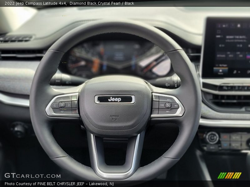 Diamond Black Crystal Pearl / Black 2022 Jeep Compass Latitude 4x4