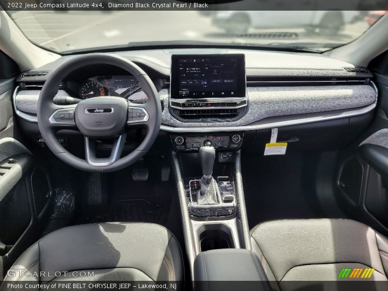 Diamond Black Crystal Pearl / Black 2022 Jeep Compass Latitude 4x4