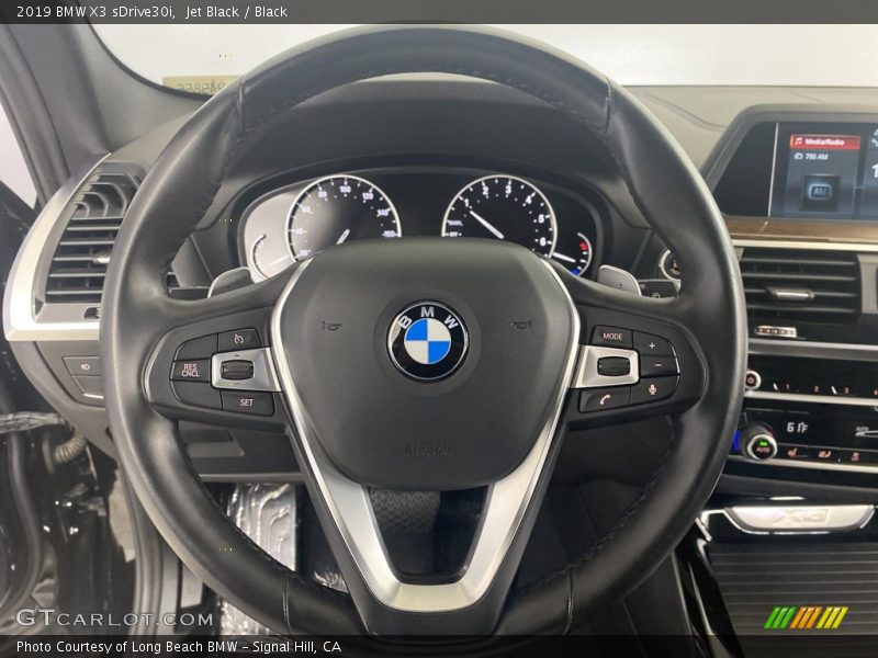 Jet Black / Black 2019 BMW X3 sDrive30i