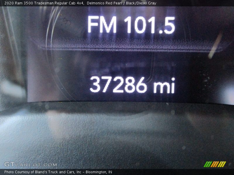 Delmonico Red Pearl / Black/Diesel Gray 2020 Ram 3500 Tradesman Regular Cab 4x4