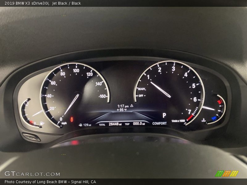 Jet Black / Black 2019 BMW X3 sDrive30i