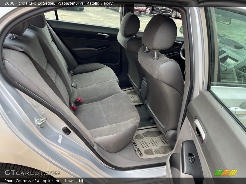 Alabaster Silver Metallic / Ivory 2008 Honda Civic LX Sedan