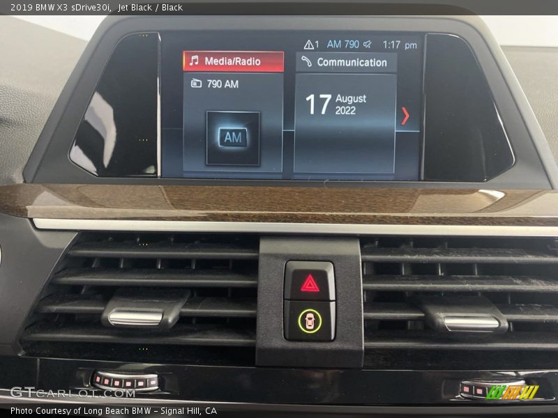 Jet Black / Black 2019 BMW X3 sDrive30i