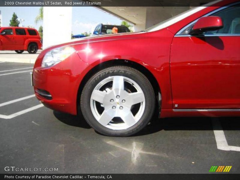 Red Jewel / Titanium 2009 Chevrolet Malibu LT Sedan