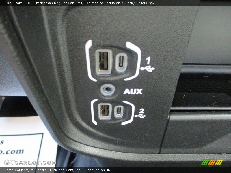 Delmonico Red Pearl / Black/Diesel Gray 2020 Ram 3500 Tradesman Regular Cab 4x4