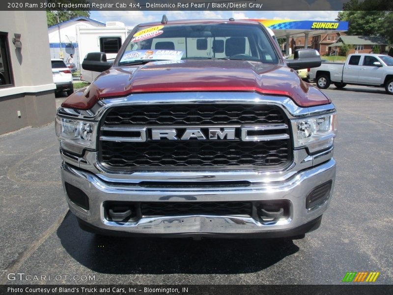 Delmonico Red Pearl / Black/Diesel Gray 2020 Ram 3500 Tradesman Regular Cab 4x4