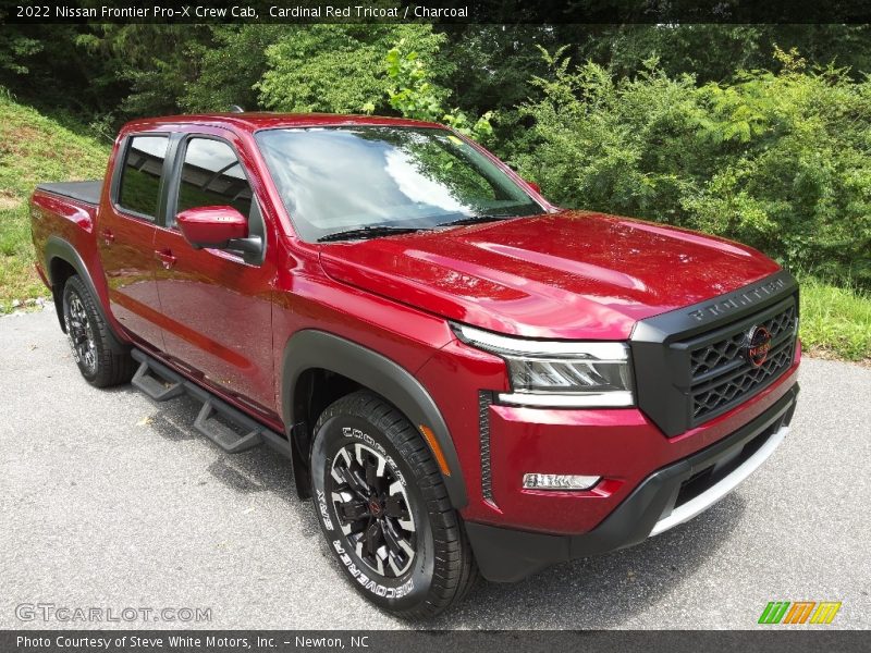 Front 3/4 View of 2022 Frontier Pro-X Crew Cab