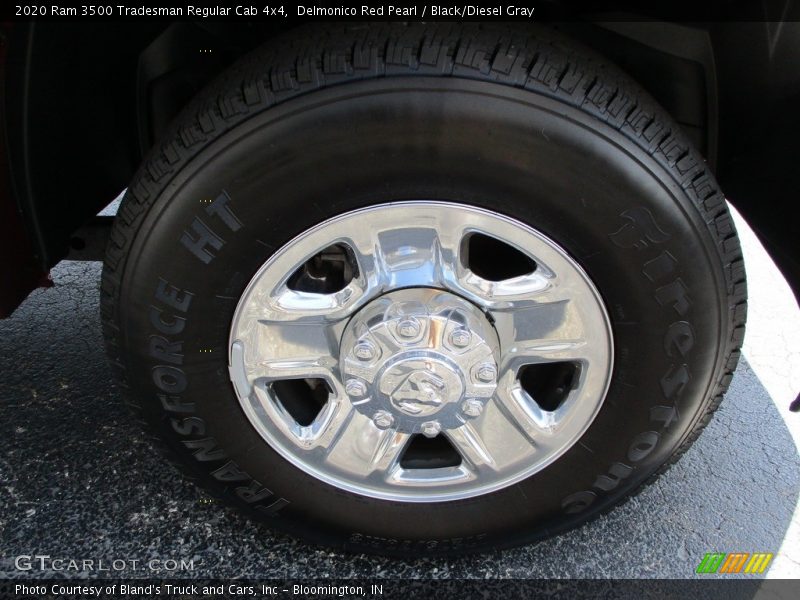 Delmonico Red Pearl / Black/Diesel Gray 2020 Ram 3500 Tradesman Regular Cab 4x4