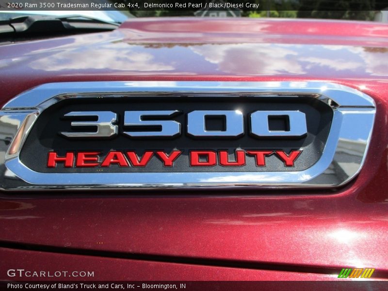 Delmonico Red Pearl / Black/Diesel Gray 2020 Ram 3500 Tradesman Regular Cab 4x4