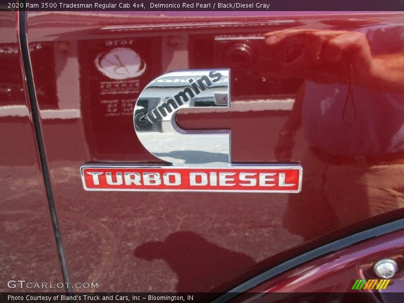 Delmonico Red Pearl / Black/Diesel Gray 2020 Ram 3500 Tradesman Regular Cab 4x4