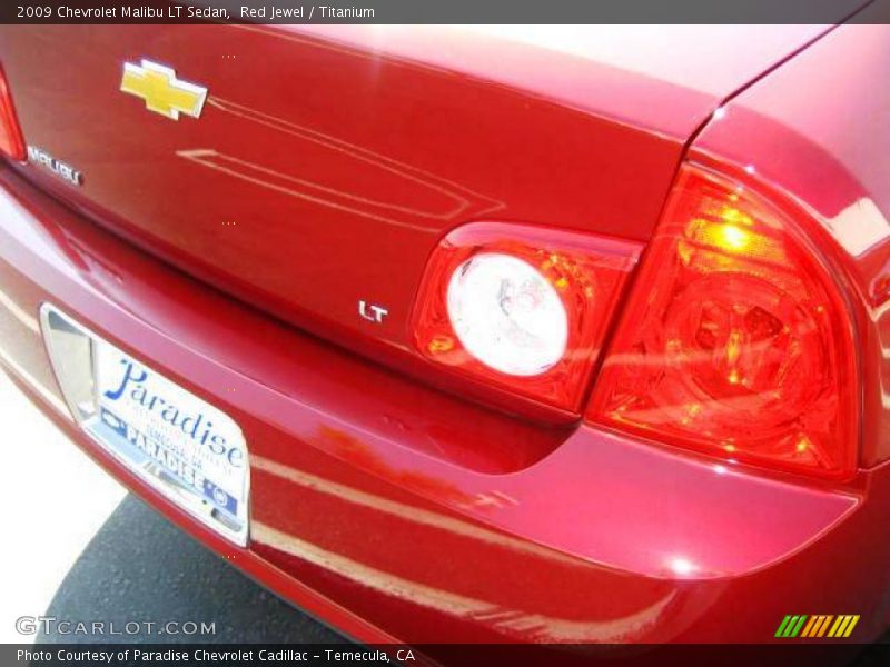 Red Jewel / Titanium 2009 Chevrolet Malibu LT Sedan