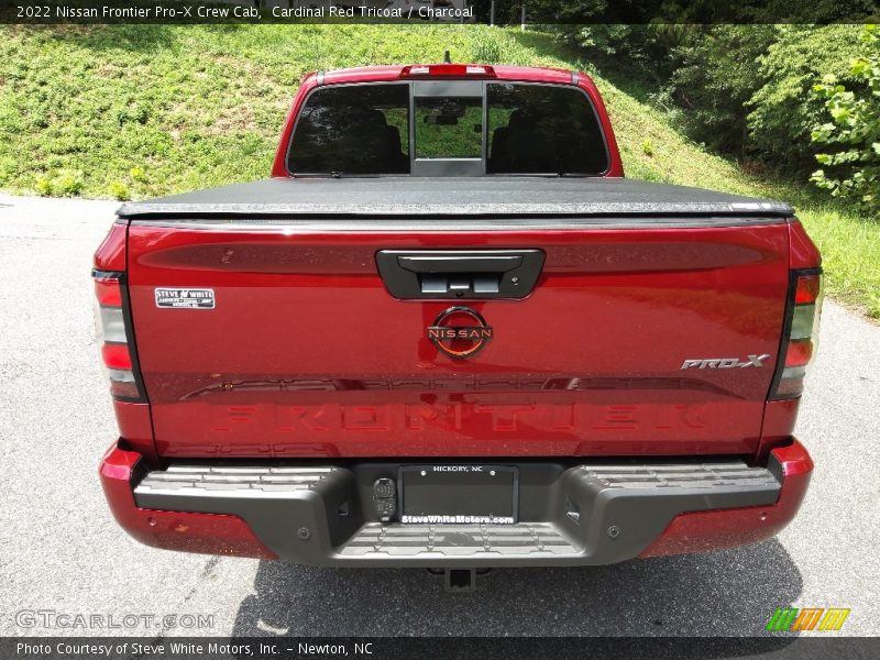 Cardinal Red Tricoat / Charcoal 2022 Nissan Frontier Pro-X Crew Cab