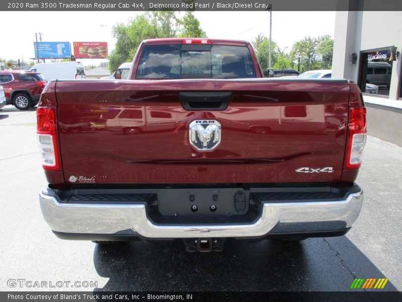 Delmonico Red Pearl / Black/Diesel Gray 2020 Ram 3500 Tradesman Regular Cab 4x4