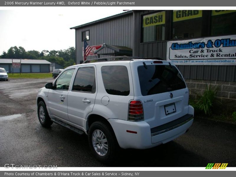Oxford White / Pebble/Light Parchment 2006 Mercury Mariner Luxury 4WD