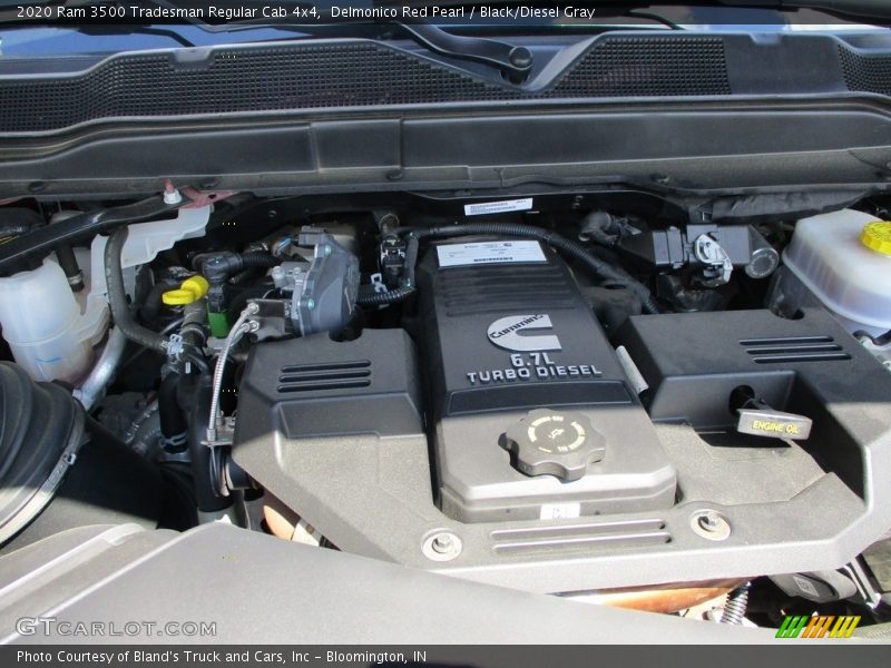 Delmonico Red Pearl / Black/Diesel Gray 2020 Ram 3500 Tradesman Regular Cab 4x4