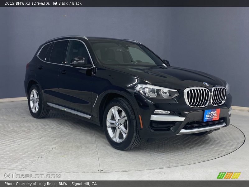 Jet Black / Black 2019 BMW X3 sDrive30i