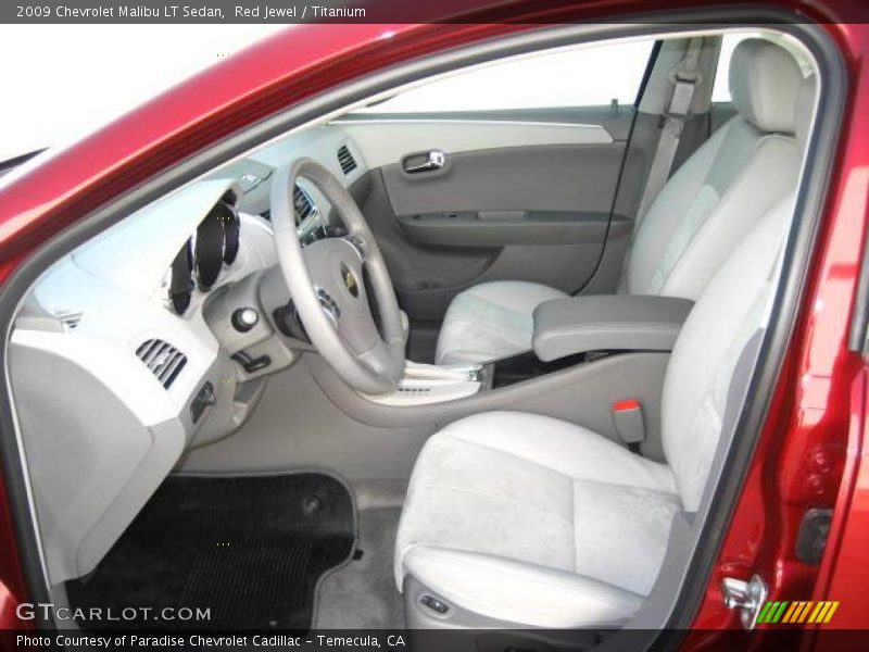 Red Jewel / Titanium 2009 Chevrolet Malibu LT Sedan