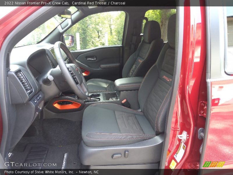  2022 Frontier Pro-X Crew Cab Charcoal Interior